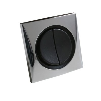 Électricité - NA - Interrupteur double chromé - B4870-2c