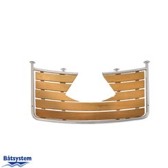 Mouillage - NA - Plateforme de bain en teck Ø32 mm 1300x600mm - PR1306030