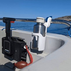 Vie à bord - NA - Pivotion Support blanc pour canettes - Diamètre 70mm - 40821 / PIV9497