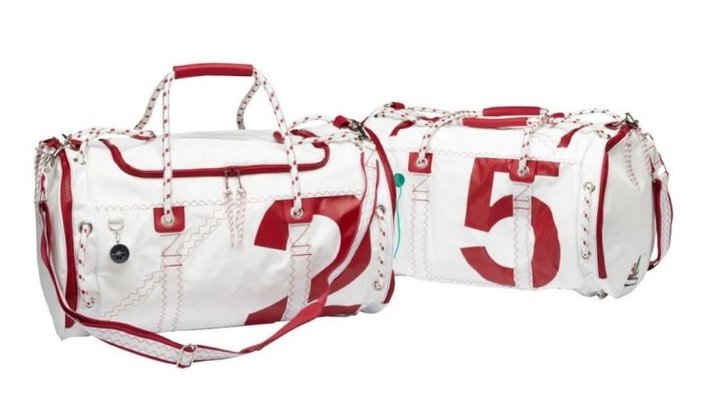 Équipage - NA - Sea mate sac polochon en toile à voile rouge 60x37cm 50 litres