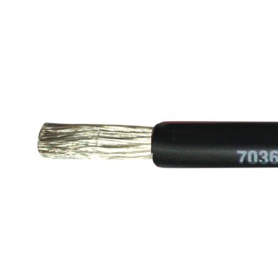 Mouillage - NA - Cable gainé marinisé, étamé, 1x50mm2, noir (bobine de 30m)