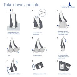 Vie à bord - NA - Cabin Breeze avec moustiquaire pour panneau de pont Large 60x60cm - WLD1821