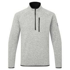 Équipage - NA - Knit Fleece 1/4 Zip Fleece - Grey Marl - 3XL