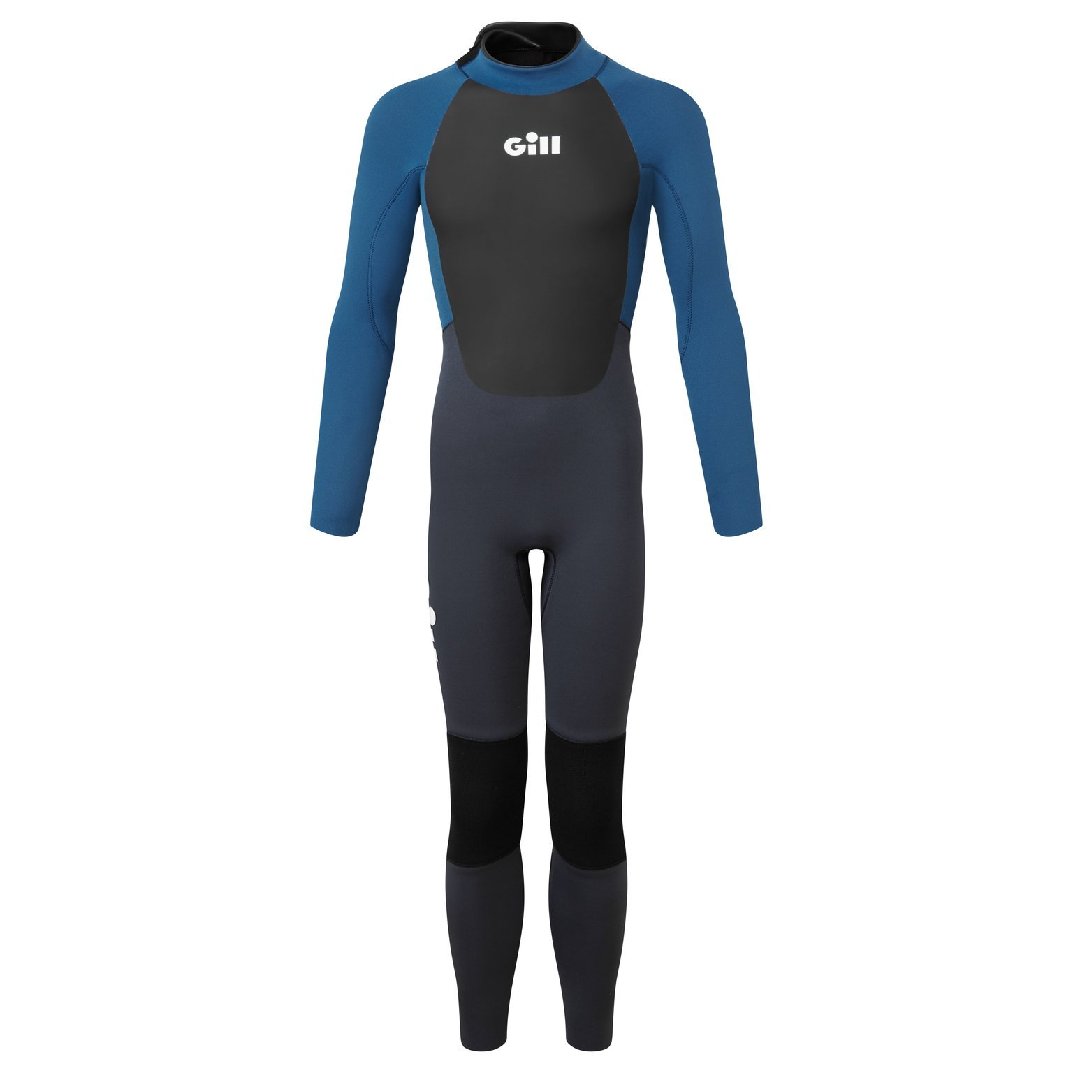 Combinaison junior Pursuit 4/3mm zip dorsal - Atlantic Blue/Dark Blue - JXL