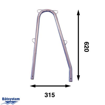 Mouillage - NA - Pupitre pour montage dans support de chandelier B=315 H=620 mm - PP620