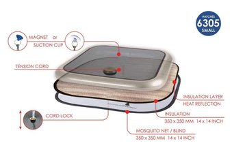 Vie à bord - NA - Isolant contre l'humidité et la chaleur pour panneau de pont Small - WLD6305