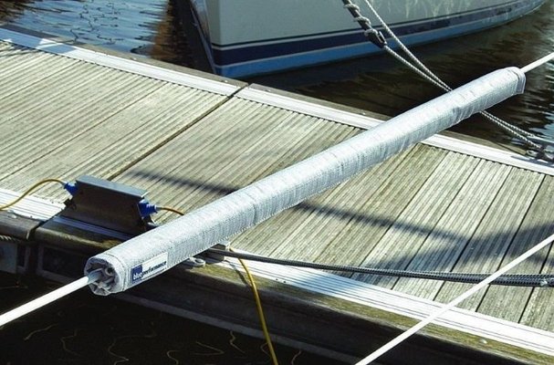Accastillage et gréement - NA - Protection de filière avec tube flexible en spiral - 1m