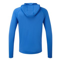Équipage - NA - Tee shirt manches longues à capuche UV Tec - Blue - M