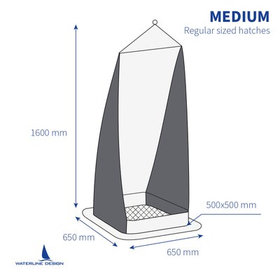 Vie à bord - NA - Cabin Breeze avec moustiquaire pour panneau de pont Regular 50x50cm - WLD1820