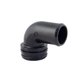 Coude d'entrée à 90° 38mm