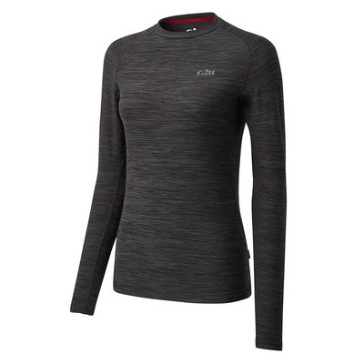 Équipage - NA - Tee shirt manches longues femme LS Crew Neck - Ash Melange - 8