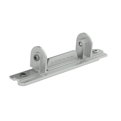 Accastillage et gréement - NA - Connecteur alu pour mise à l'équerre ou orientable 180° pour gorge de profilé