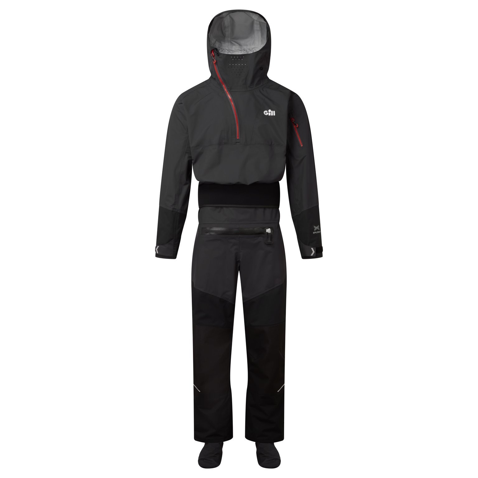 Combinaison sèche Drysuit junior - Graphite - XS