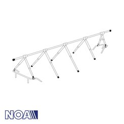 Mouillage - NA - Cadre de pont 13m avec 5 paires de jambes - 10113