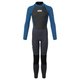 Combinaison junior Pursuit 4/3mm zip dorsal - Atlantic Blue/Dark Blue - JL