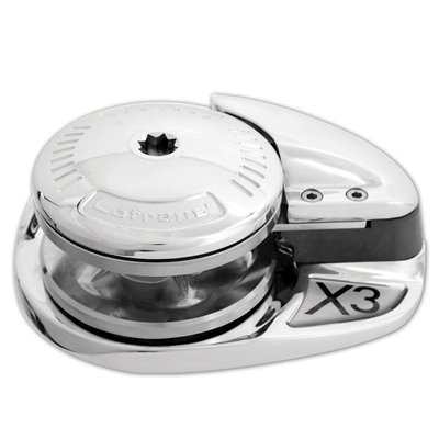 Mouillage - NA - Guindeau vertical X2 bronze chrome 1500W/12V chaine de 10mm DIN