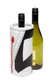 Rafraichisseur 1 bouteille en toile à voile noir 10x10x23cm