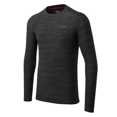 Équipage - NA - Tee shirt manches longues LS Crew Neck - Ash Melange - XL