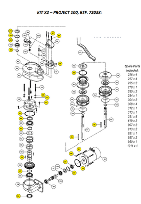 Mouillage - NA - Kit de maintenance pour guindeau X2-Project 1000