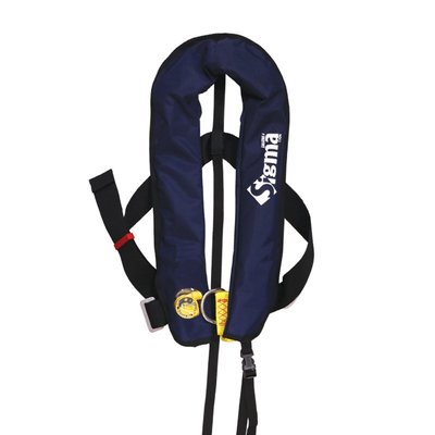 Sécurité - NA - Gilet de sauvetage Sigma automatique hammar 170N avec boucle de harnais bleu marine