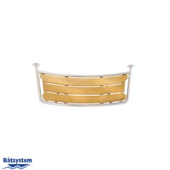 Mouillage - NA - Plateforme de bain voilier tube 25 mm 1000x380 mm teck - PT10035