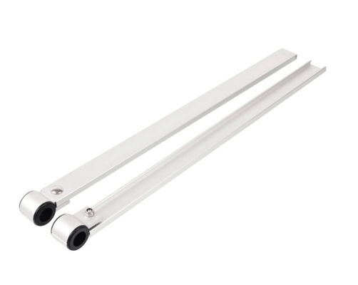 Électricité - NA - Profilés de maintien pour panneaux solaires de 650 mm avec raccords de tubes fixes de 38 mm - 10655