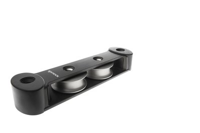 Accastillage et gréement - NA - Boite à réas symétrique de 2 réas en aluminium Ø50mm