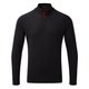 Tee shirt manches longues col zippé homme UV Tec - Black - S