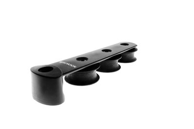 Accastillage et gréement - NA - Boite à réas asymétrique de 3 réas Ø38mm