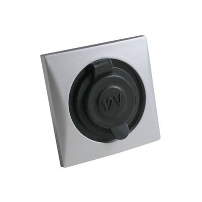 Électricité - NA - Prise 12V sable argenté - B5918ss