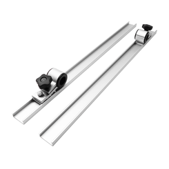 Électricité - NA - Profilés de maintien pour panneaux solaires de 650 mm avec raccords de tubes réglables de 30 mm - 10656