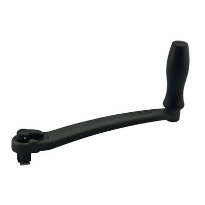 Accastillage et gréement - NA - Manivelle de winch alu anodisée noire avec verrouillage L=25cm