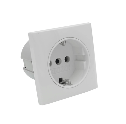 Électricité - NA - Prise 230V blanche - BE5919v