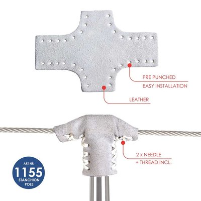 Vie à bord - NA - Protection en cuir pour chandelier - WLD1155
