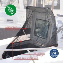 Vie à bord - NA - Moustiquaire Jeté ECO pour grande ouverture - WLD1741