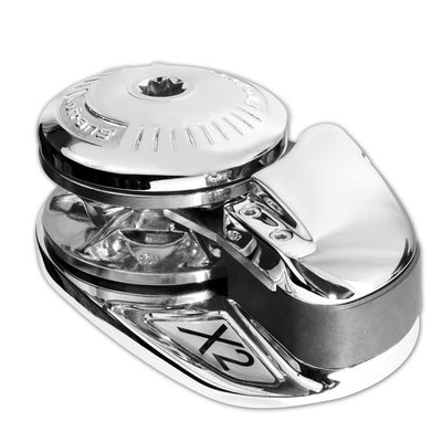 Mouillage - NA - Guindeau vertical X2 bronze chrome 1000W/12V chaine de 10mm DIN sans poupée