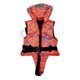 Gilet de sauvetage mousse pour enfant 100N - 3-10kg - Imprimé Orange fluo
