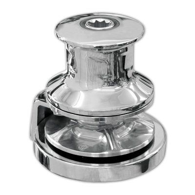 Mouillage - NA - Guindeau vertical SX2 inox base ronde 1000W/12V chaine de 8mm avec poupée