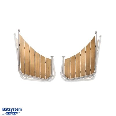 Mouillage - NA - Plateforme de bain teck gig 2 éléments l=65 cm Ø32 mm - PS65