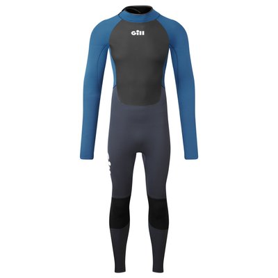 Équipage - NA - Combinaison Pursuit 4/3mm zip dorsal - Atlantic Blue/Dark Blue - XXL