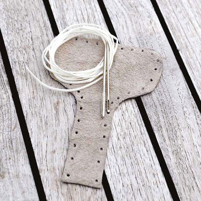 Vie à bord - NA - Protection cuir pour filière avec ridoir + fil - WLD1151