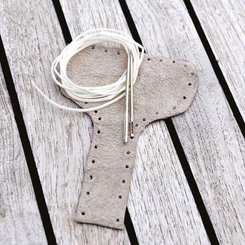 Vie à bord - NA - Protection cuir pour filière avec ridoir + fil - WLD1151