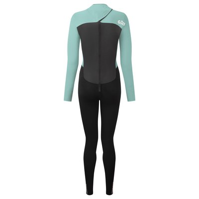 Équipage - NA - Combinaison femme Pursuit 4/3mm zip dorsal - Eggshell/Black - 12