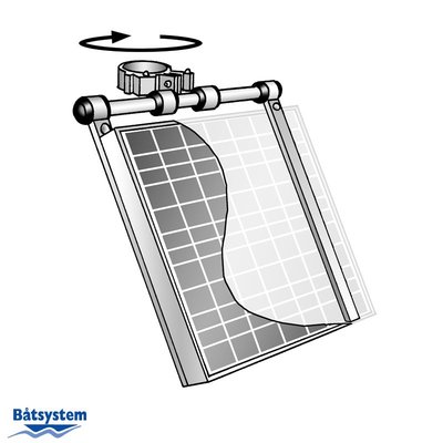 Électricité - NA - Fixation panneau solaire 80 mm orientable à 360° et inclinable à 90° - RA550