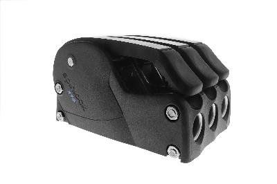 Accastillage et gréement - NA - Bloqueur XTS triple Ø6-10mm 700kg à câme et base céramique noir