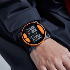 Équipage - NA - Montre Timer - Black/Orange