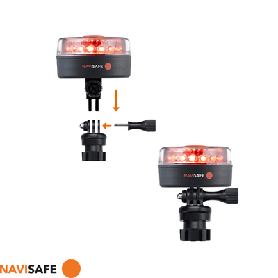 Électricité - NA - Navilight ALL RED 360° avec base Navimount - NS045