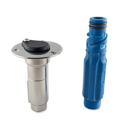Eau à bord - NA - Connecteur de tuyau en inox à usage intensif pour pont de bateau