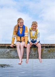Sécurité - NA - Gilet enfant Deckvest Cento 100N - Pacific Blue (entre 25 & 50kg)