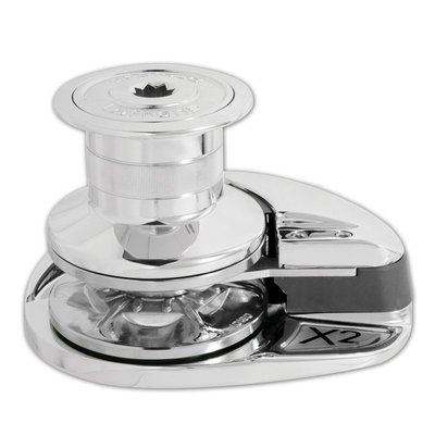 Mouillage - NA - Guindeau vertical X2 bronze chrome 1500W/12V chaine de 10mm DIN avec poupée